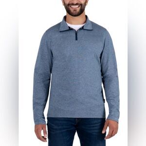 Gerry Men's Quarter Zip in Blue Size XXL